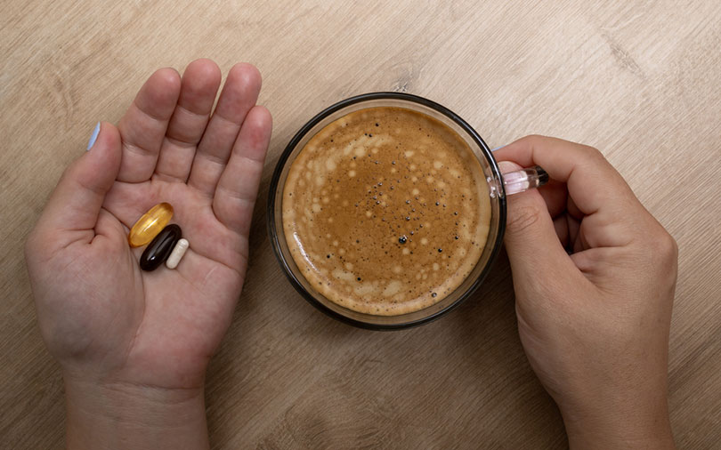 coffee and ciprofloxacin